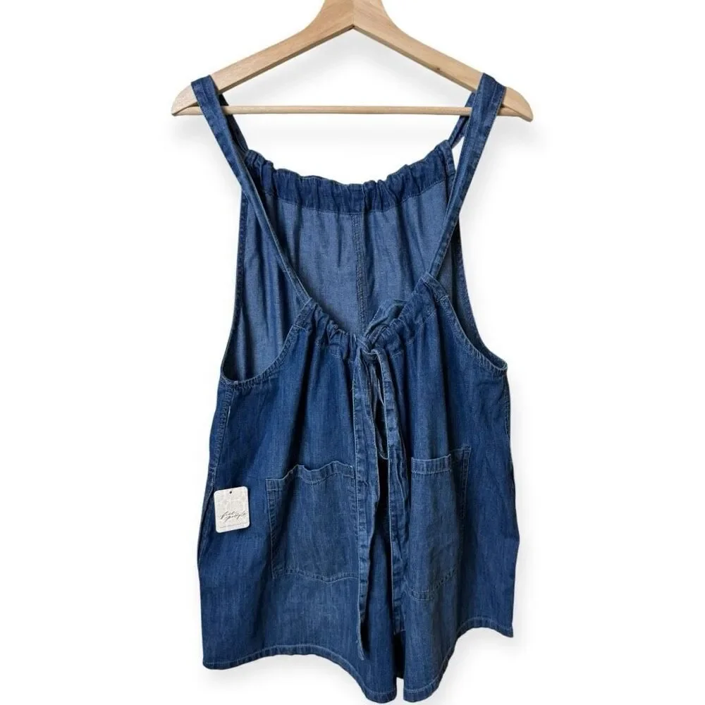 We The Free Freebird Shortalls L Romper - Picture 5 of 11